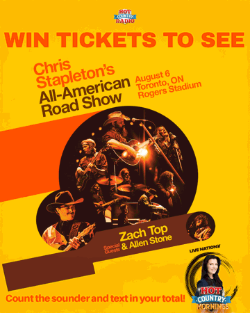 Tally for Tickets - Win Tickets to see Chris Stapleton